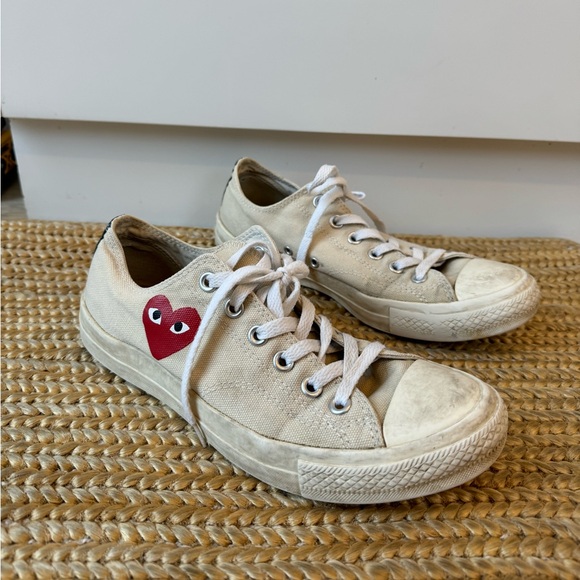 Commes des Garçon x Converse Chuck Taylor Lowtops Women’s 9, Men’s 7 - Picture 2 of 7